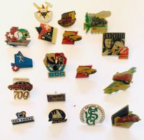 Collection 16 pins / Sammlung 16 Stifte, Pins