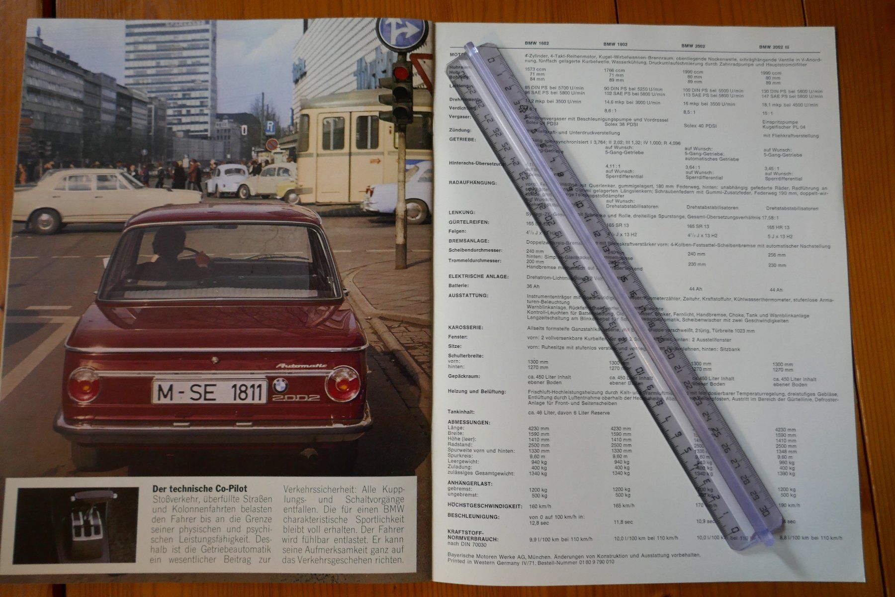 BMW Documenti: BMW 2002  Originalprospekt – Usato da Madiswil venduto da ML911 7