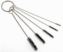 5teil. ROHRBÜRSTEN/PFEIFENBÜRSTEN mini Gr:Ø 2, 3, 5, 6, 7mm
