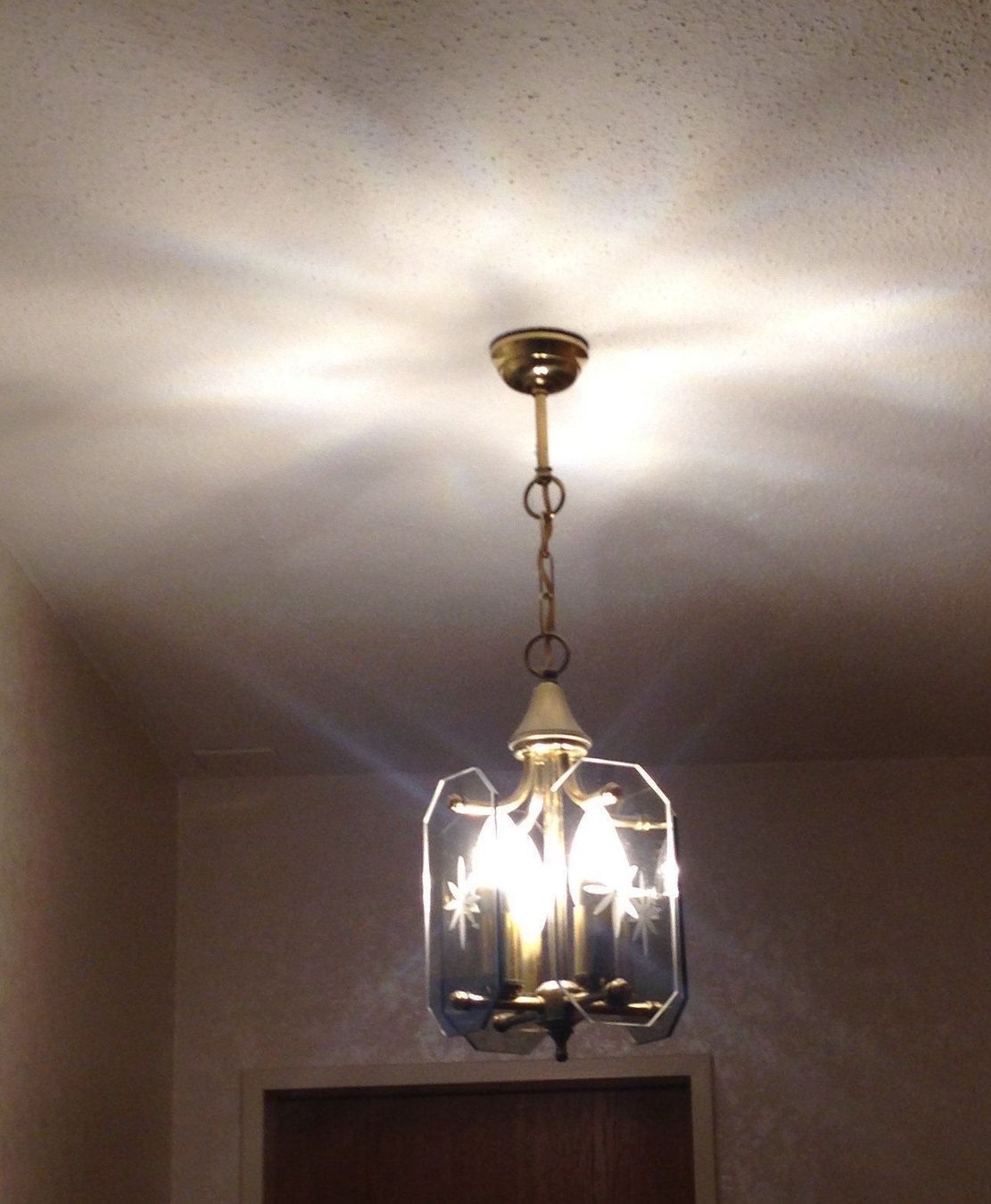 Lampade: 2 Hängelampen Messing Rauchglas – Usato da Eschenbach venduto da Alicekunst 1