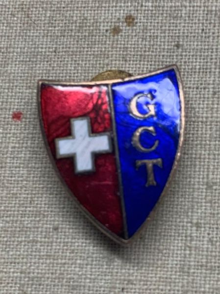 Medaglie: Ticino - "GCT" - Giovani Cattolici Ticinesi. (Jacket Brooch) – Usato da Sorengo venduto da 74in