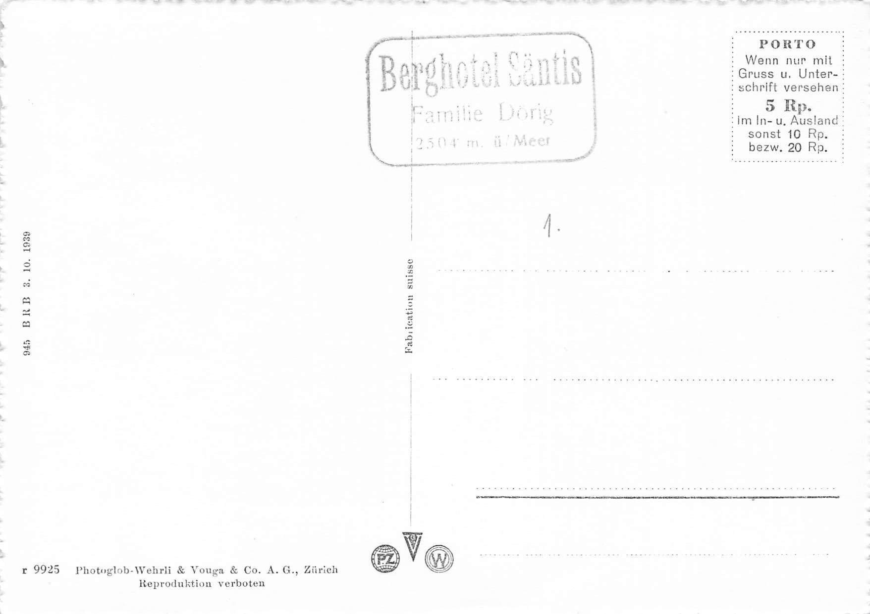 Cartoline postali: Blick vom santisgipfel G – Usato da Biasca venduto da Blenio71 1