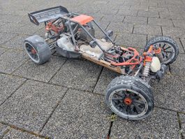 Grosser Benzin RC Buggy – defekt / für Bastler