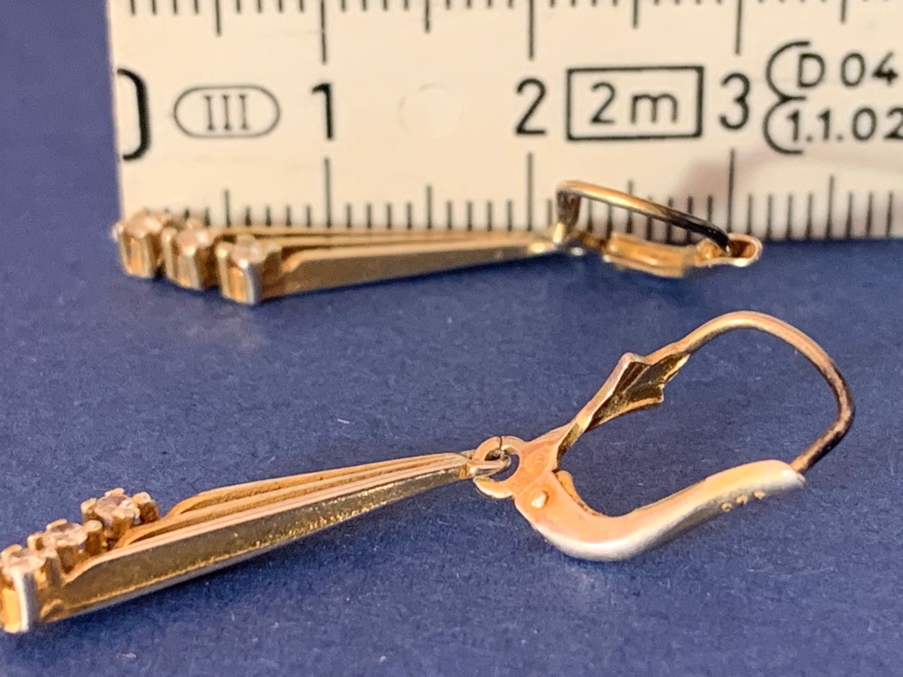 Orecchini pendenti & Orecchini a lobo: Silberohrhänger 6 Steinli klassik (3 cm) – Usato da Laufen venduto da Futuremarket 4