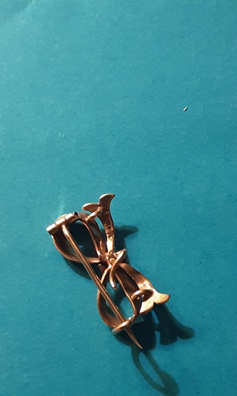Spille & Fermagli: Belle Broche en or 14 k avec perles – Usato da Neuchâtel venduto da wyl_zxp8 2