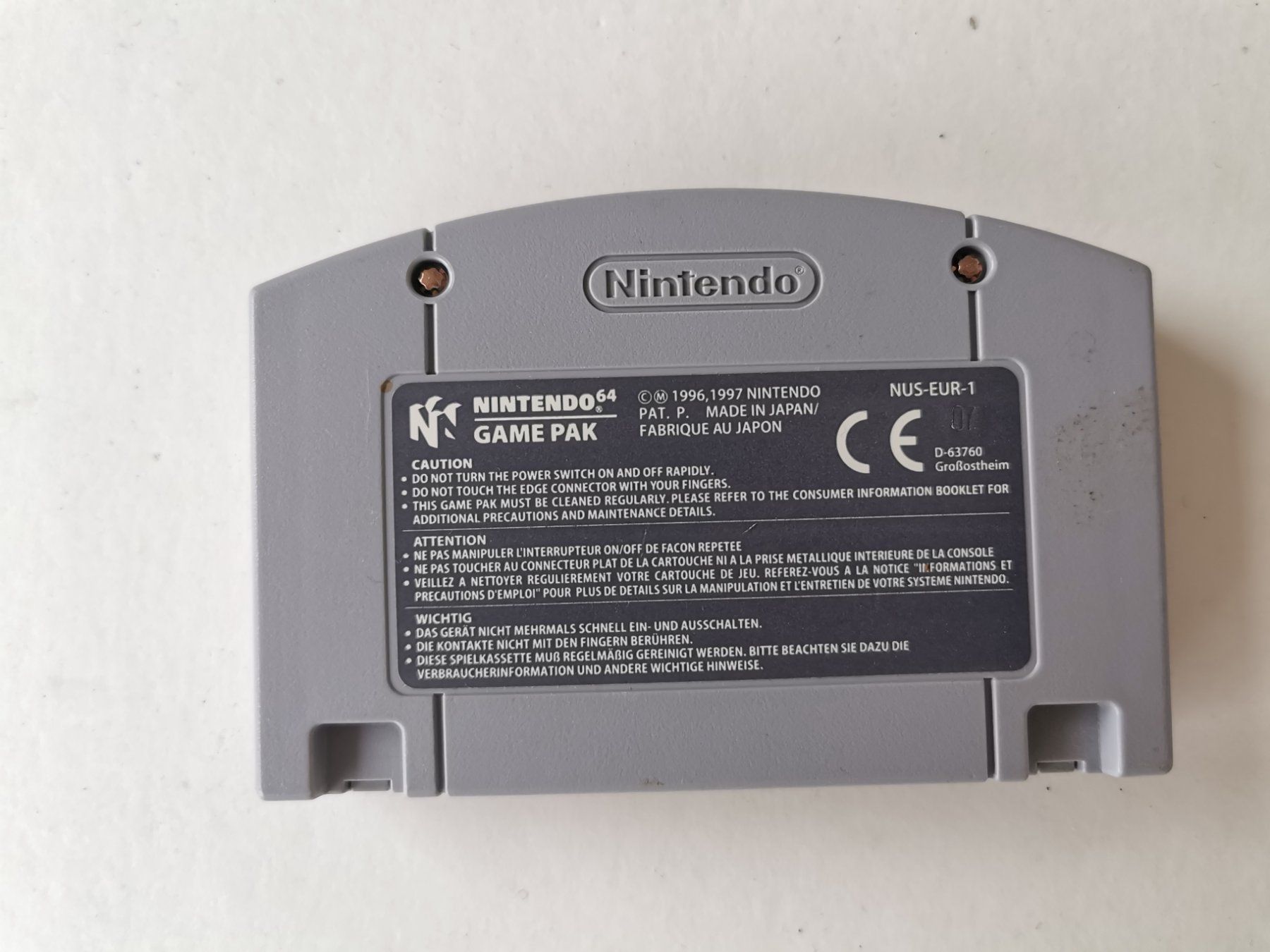 Nintendo Spiele: N64 - F-1 World Grand Prix – Gebraucht aus Lenzburg von eyworld 1