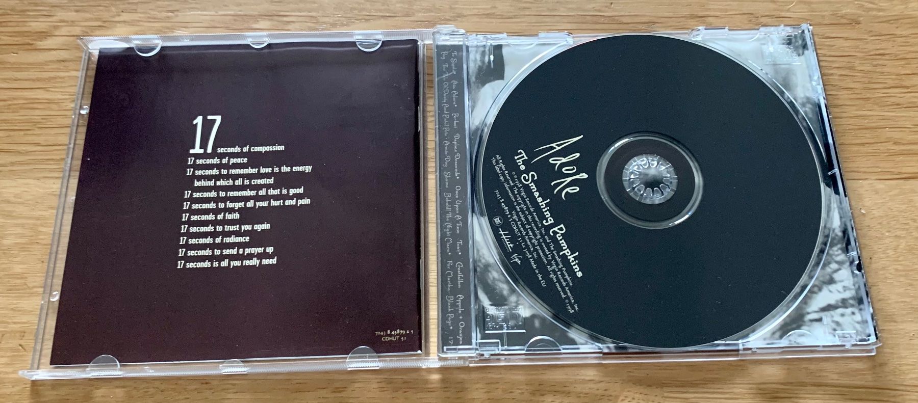 CD: The smashing Pumpkins Adore – Usato da Zürich venduto da Fieber 1