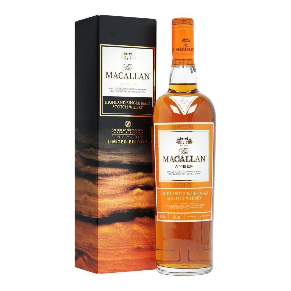Macallan Bevande alcoliche: Macallan Amber Ernie Button Limitied – Nuovo e nell'imballaggio originale da Deitingen venduto da gol_xd5d