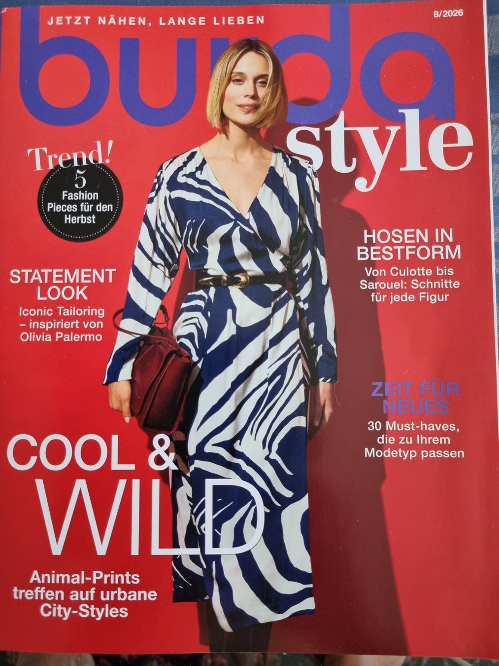 Riviste & Magazine: Burda Nähjournal, Schnittmuster, 8/26 – Nuovo e nell'imballaggio originale da Geroldswil venduto da Agapanthus22