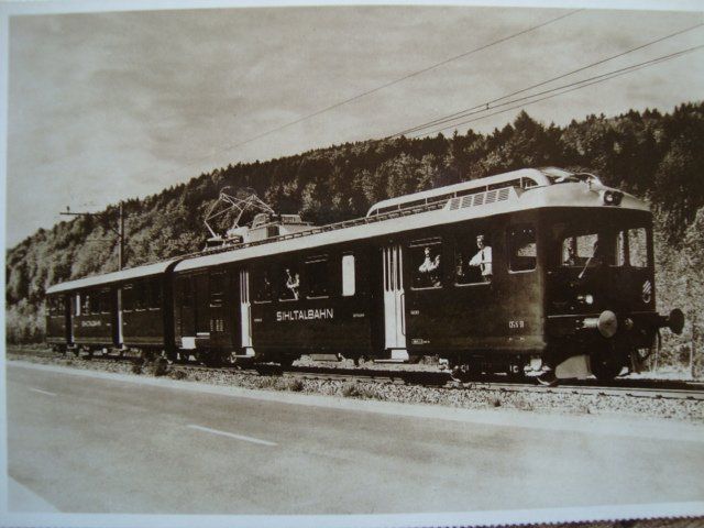 Sihltalbahn SiTB Pendelzug mit Triebwagen CFe 4/4 Nr. 91 + C Kaufen