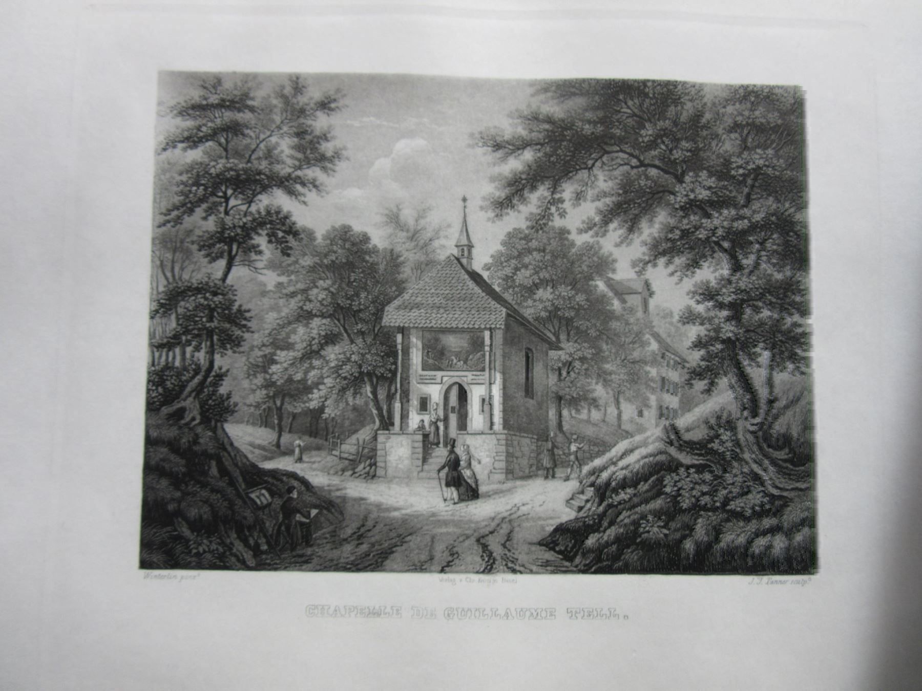 Stiche: TELLSKAPELLE   AQUATINTA – Gebraucht aus Gersau von grafik-kunst 1