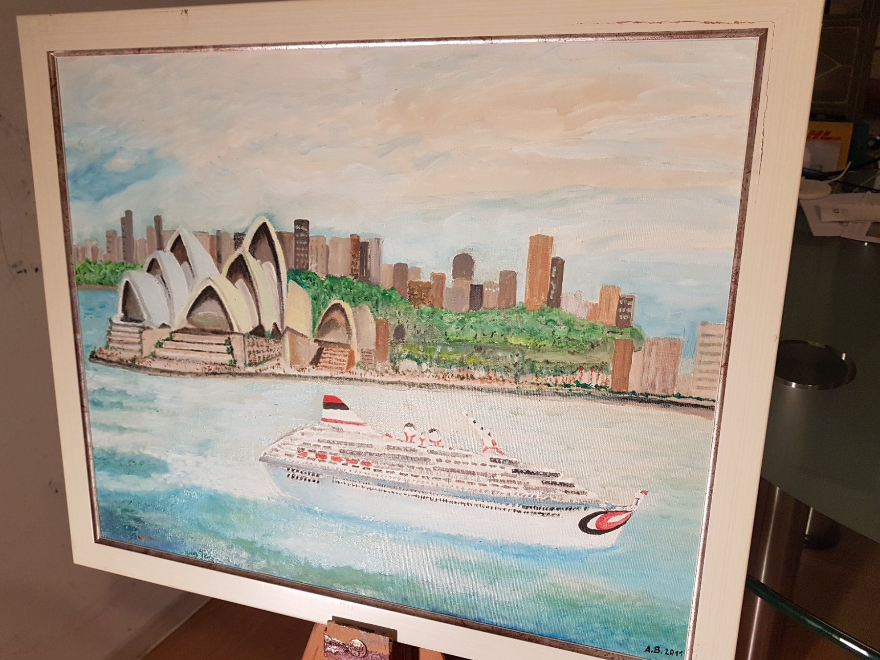 Gemälde: Sydney Opera House Signed A.B. 2011 – Gebraucht aus Glattbrugg von casabelavista 3