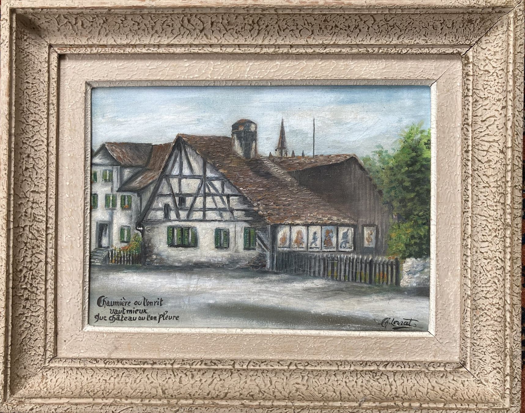Dipinti: N.N. Altes Schaffhauser Haus (abgebrochen) – Usato da Frauenfeld venduto da picowalo