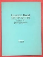 Livre de Gustave Roud: "Haut-Jorat"