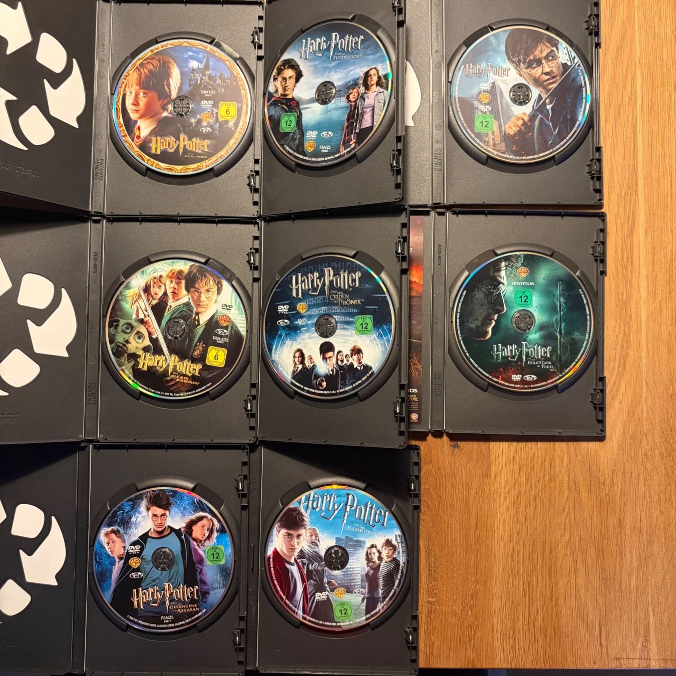 Tutti i DVDs: Harry Potter Complete Collection, 8 Filme - 8 Disc DVD Set – Usato da Thun venduto da SS147 4