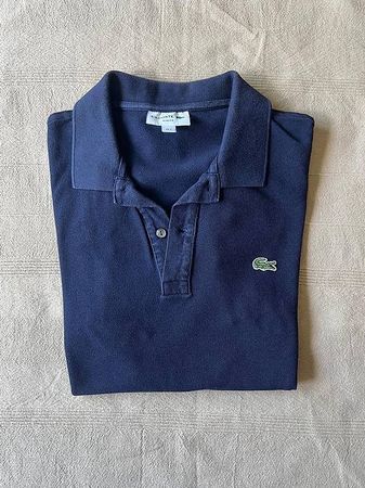 Polo Lacoste bleu marine