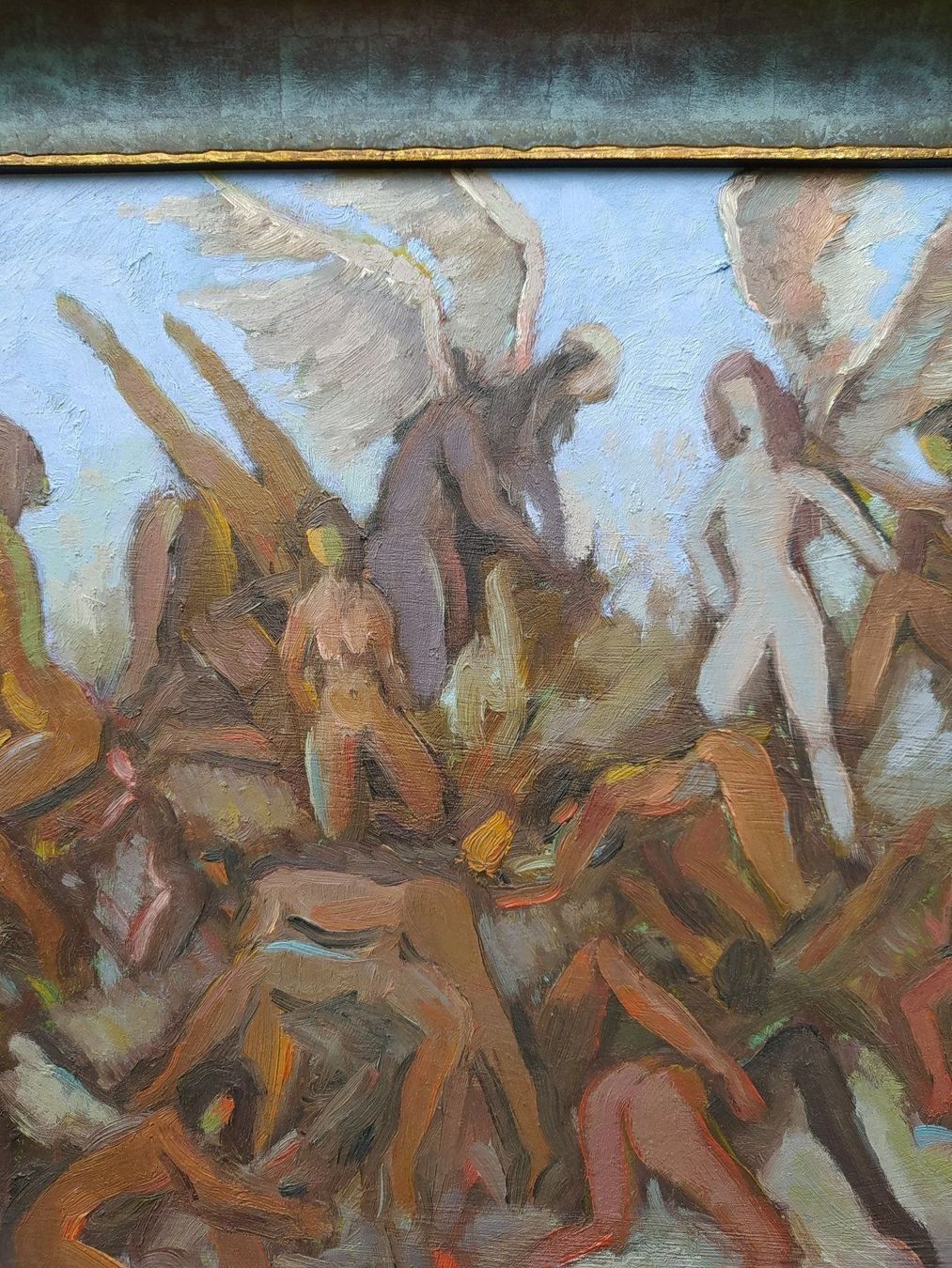 Gemälde: Ölgemälde - die Orgie, unsigniert – Gebraucht aus Bretzwil von nefith 6