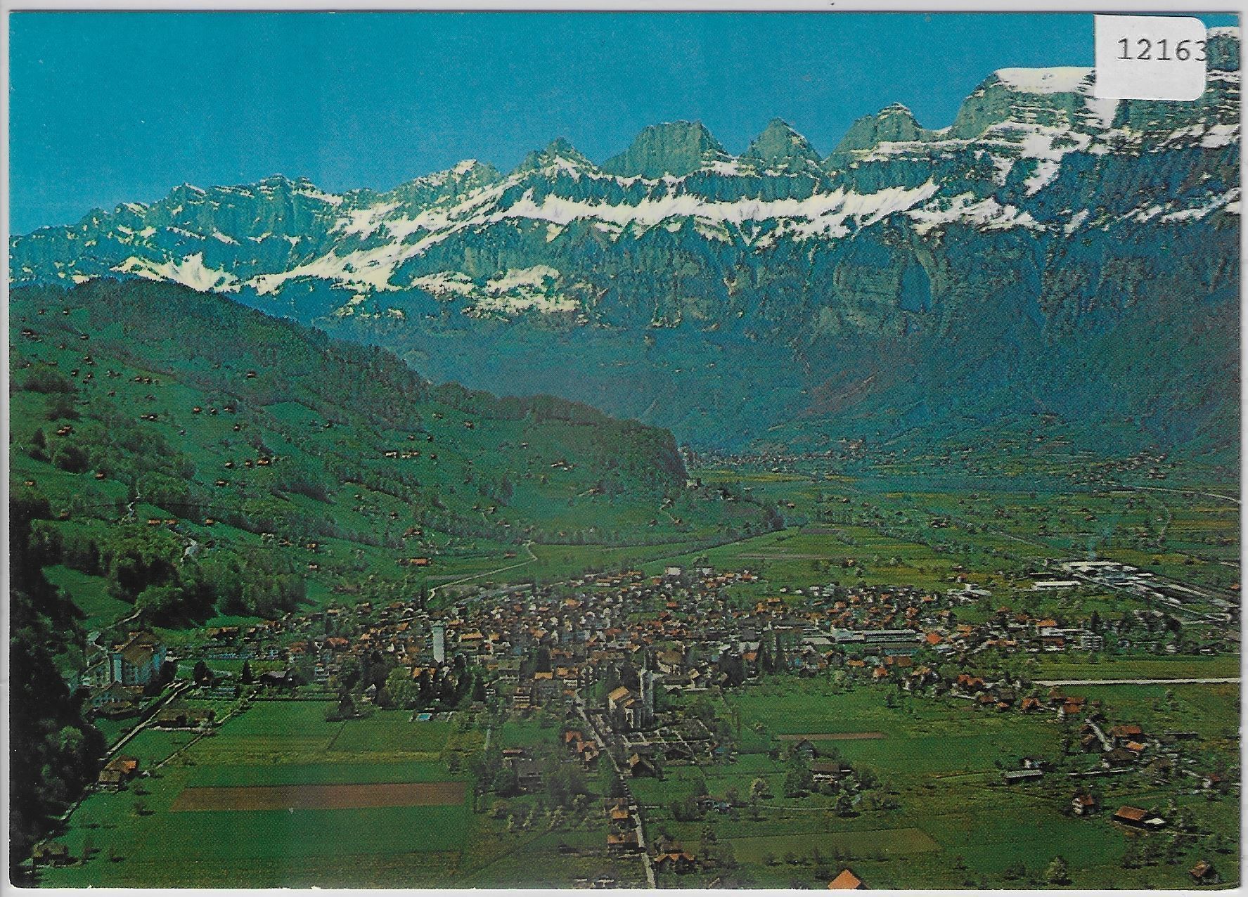 Cartoline postali: Flugaufnahme Flums SG – Antico da Ettingen venduto da Kartenplanet