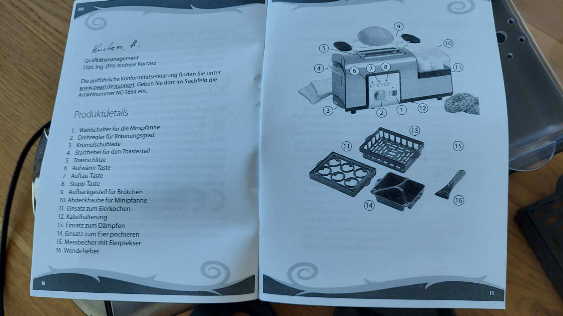 Elettrodomestici da cucina: multifunktions- toaster  3in1 – Usato da Brienz BE venduto da iledoeb 1