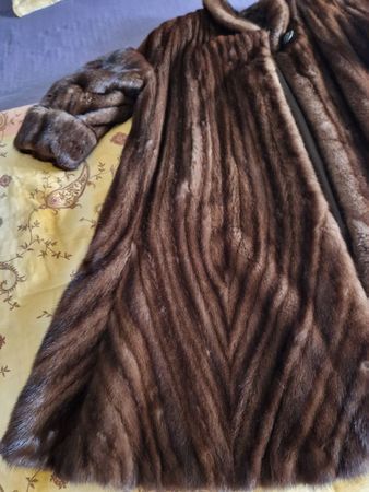 Splendide MANTEAU SWINGER VISON