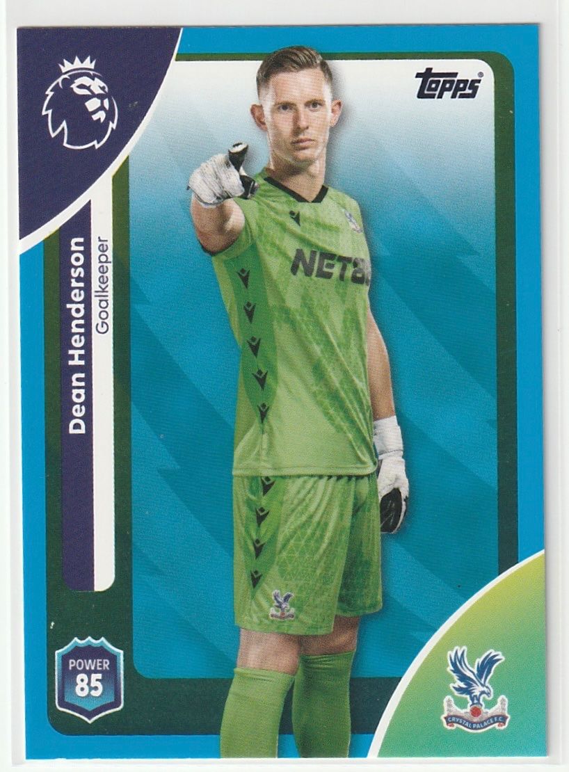 Topps Carte collezionabili: 2026 Topps Premier League Dean Henderson Base Blue Parallel – Nuovo (secondo la descrizione) da Biel/Bienne venduto da historian-198