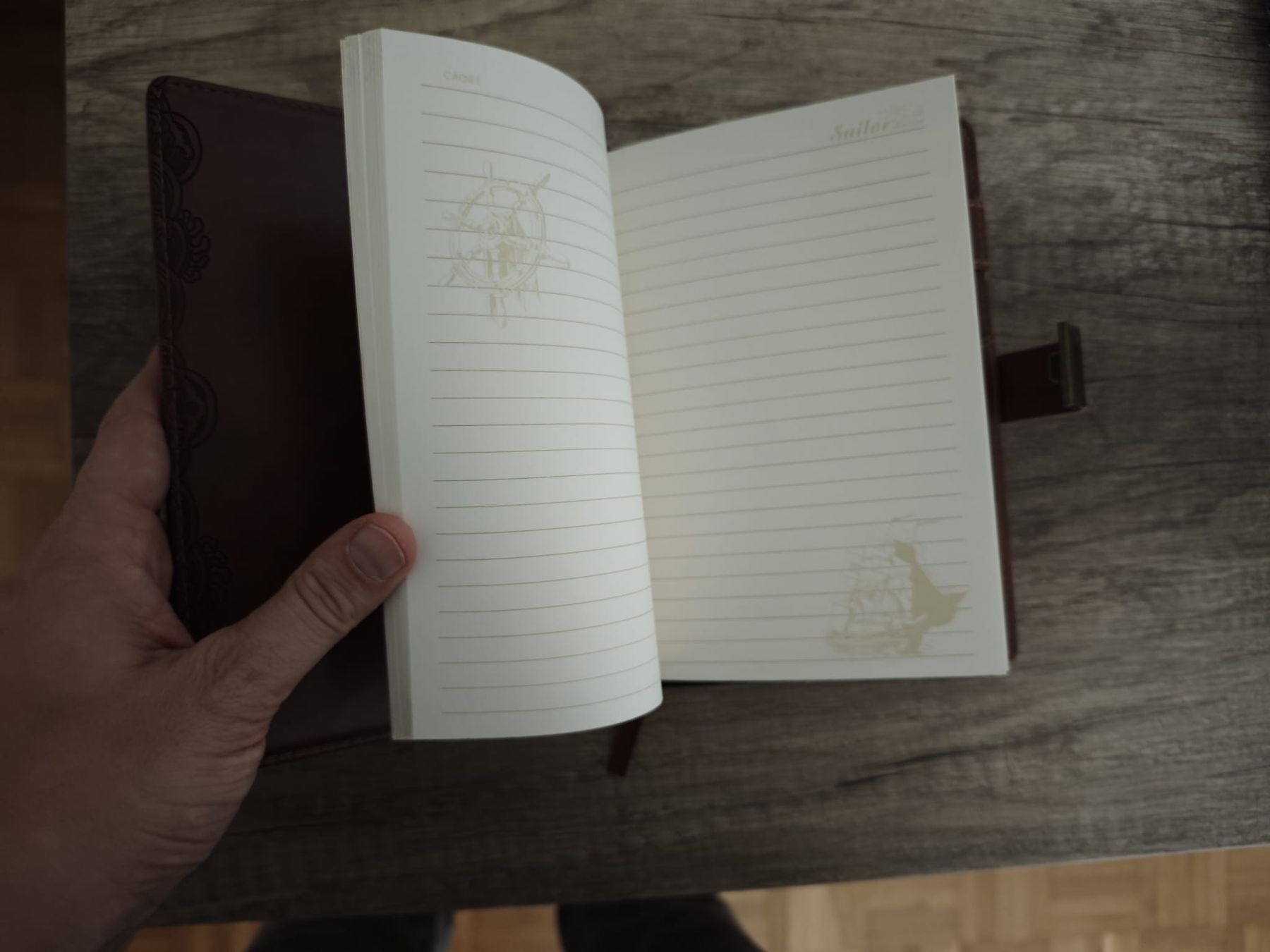 Papiere: Vintage Leather Diary with Combination Lock - Brand New – Neu (gemäss Beschreibung) aus Oberengstringen von plm_7kb7 2