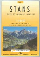 Landkarte 245T Stans 1997 mit Wanderwegen