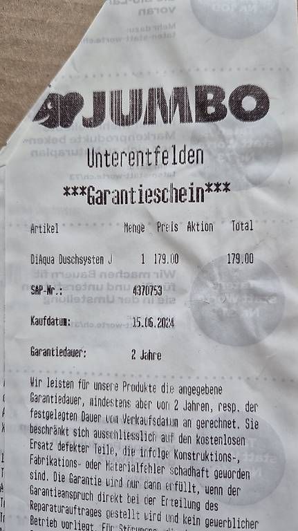 Duschen: Regendusche JANUS – Gebraucht aus Unterentfelden von Isi_86 2