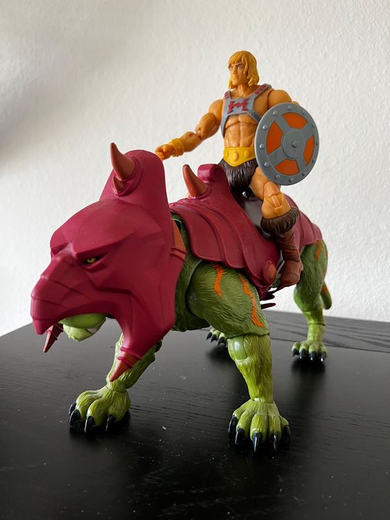 Heman auf Battlecat ohne Schwert Masters of the Universe (Gebraucht) in ...