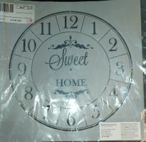Schablone Uhr