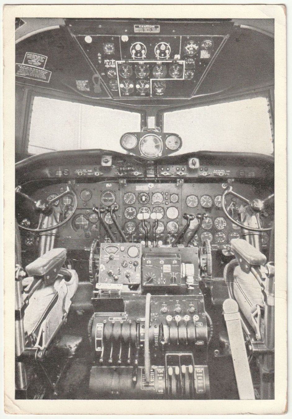 Cartes postales: Swissair Cockpit DC-4 – D'occasion à Fislisbach par Zigzag12