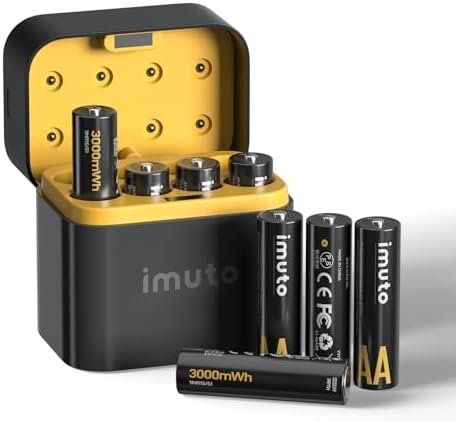 Batterie: 1.5V Lithium Akkus 8er Ladegerät 3000mWh 2500 Zyklen AA – Nuovo e nell'imballaggio originale da Hundwil venduto da pak_b5sl 1