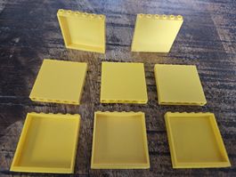 lego 59349 lot de 8 pièces Yellow Panel 1 x 6 x 5