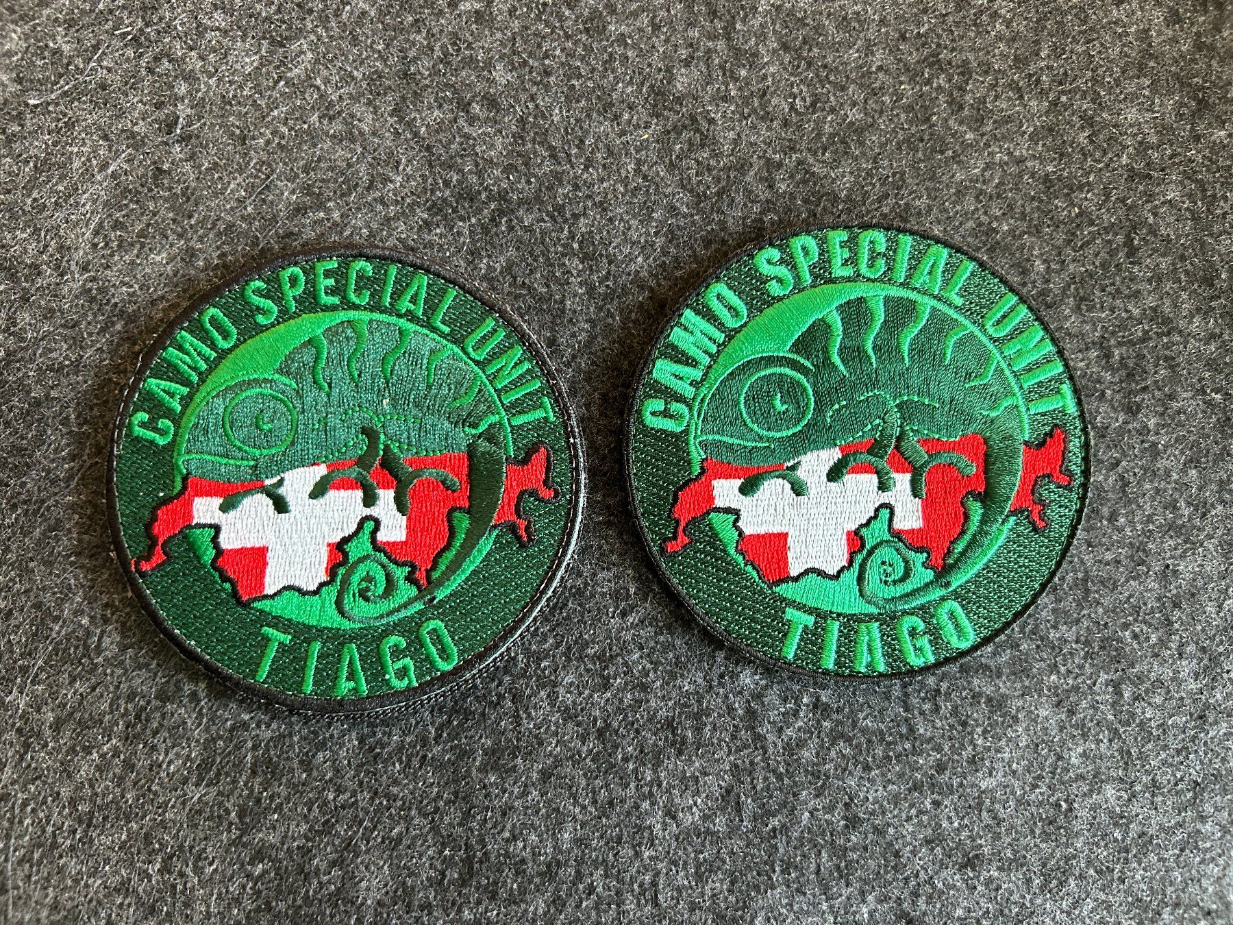 Placchette & Badge: Set Patches CAMO SPECIAL UNIT TIAGO fedpol – Usato da Berikon venduto da DGC-1995
