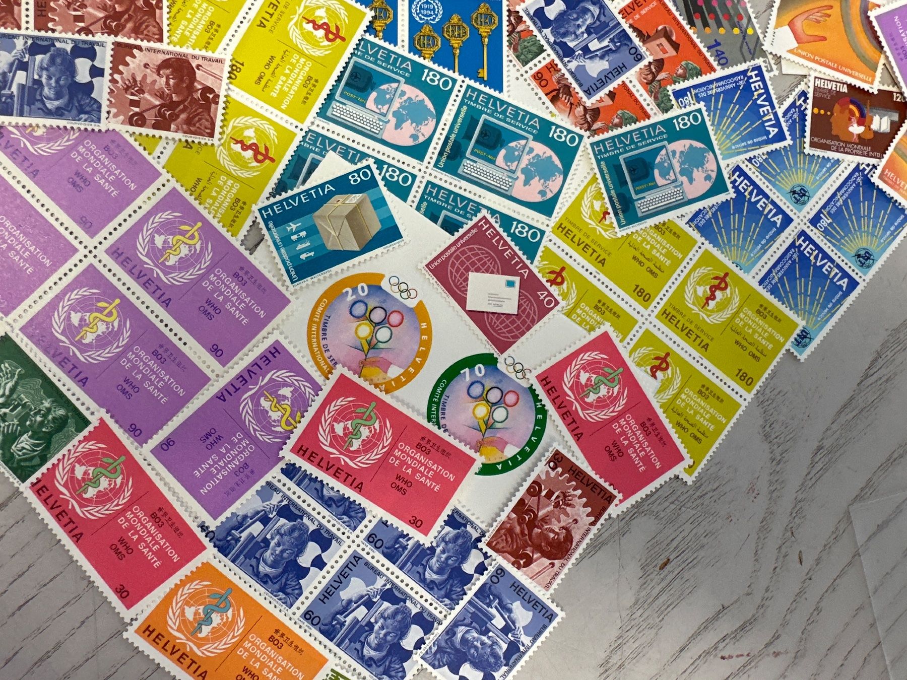 Alle Briefmarken: Schweizer Dienstmarken ungestempelt Wert Fr. 106.80 – Neu (gemäss Beschreibung) aus Herisau von herau 4