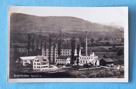 Glattfelden - Spinnerei - Fabrickgebäude mit Hochkamin