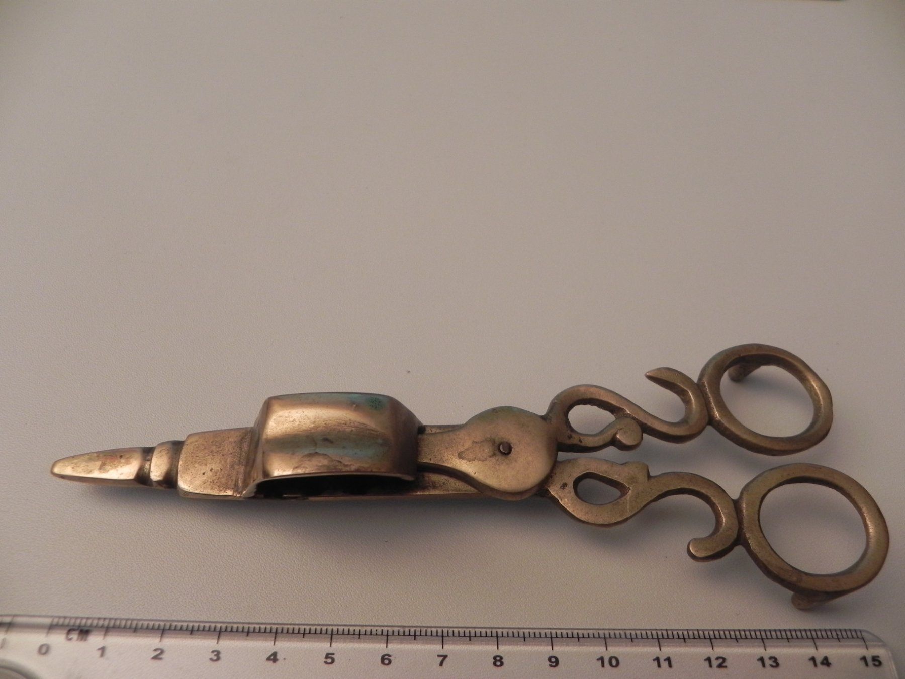 Alle Werkzeuge: Alte Dochtschere o/ Kerzenschere Messing – Gebraucht aus Minusio von Lory64 6