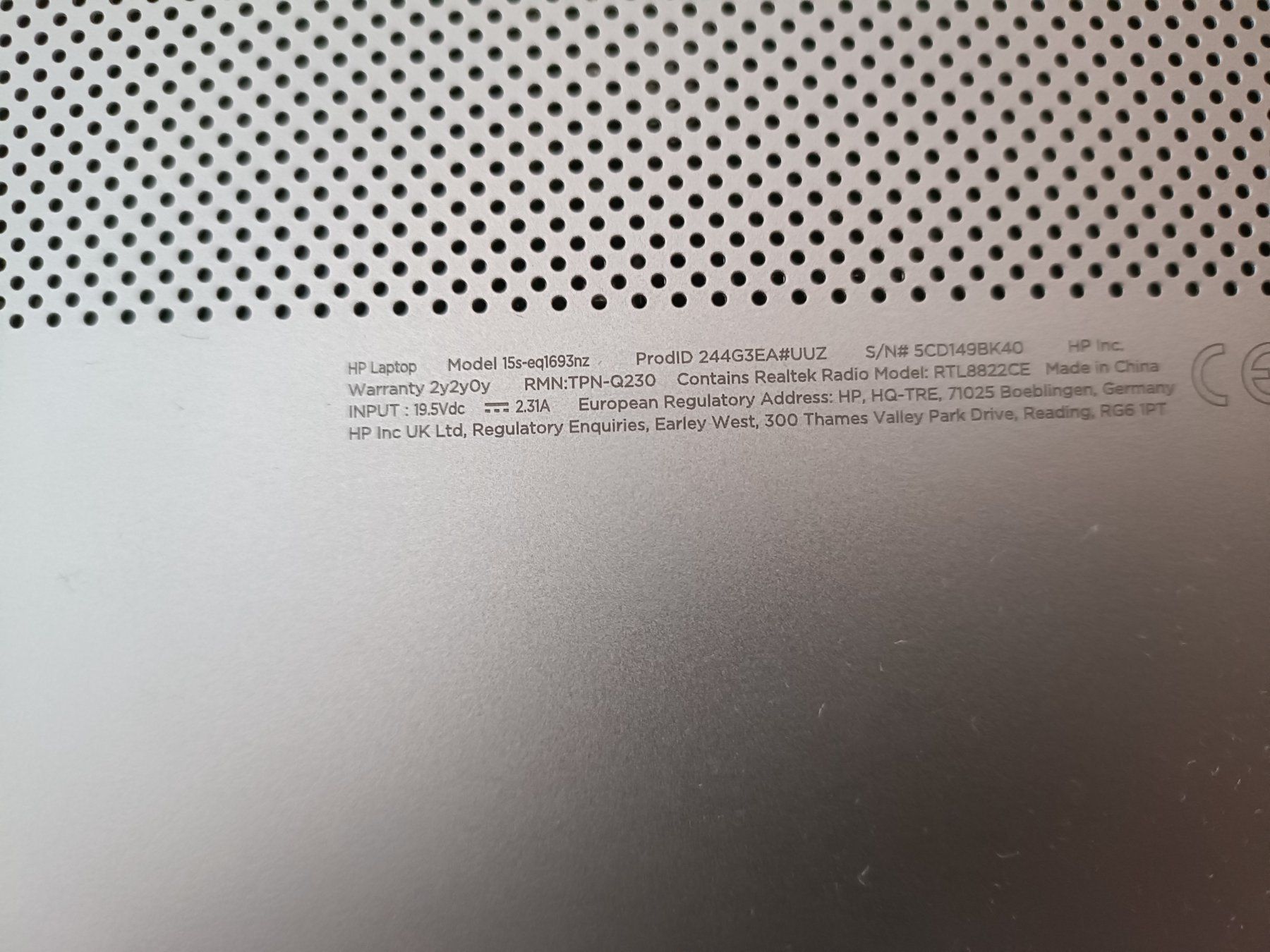 Hewlett Packard Notebooks: HP Notebook 15S-EQ1693NZ – Neu (gemäss Beschreibung) aus Veyrier von  3