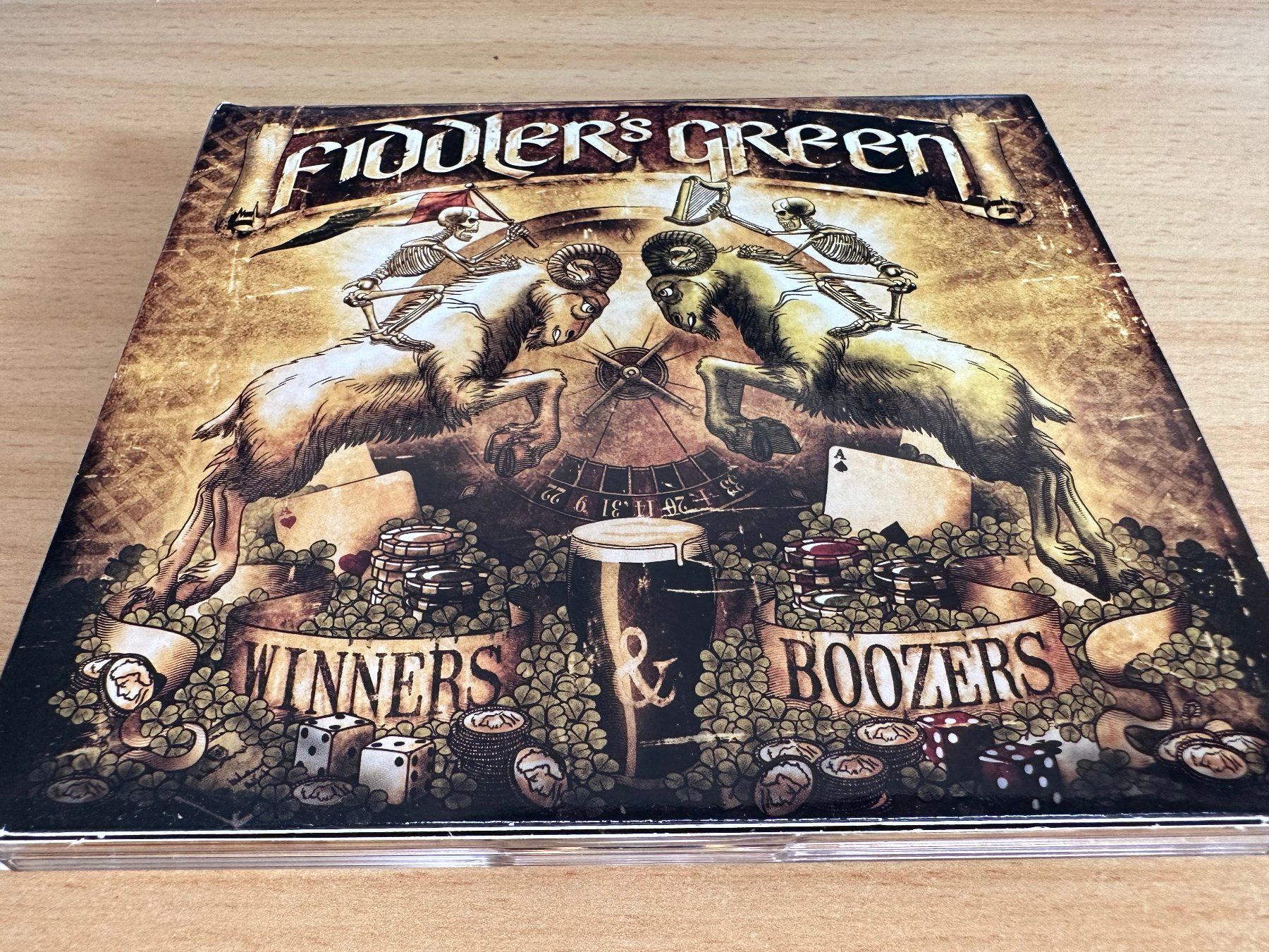 CD: Fiddler's Green – Winners & Boozers - 2 CD – Usato da Rikon im Tösstal venduto da Alpenmutz