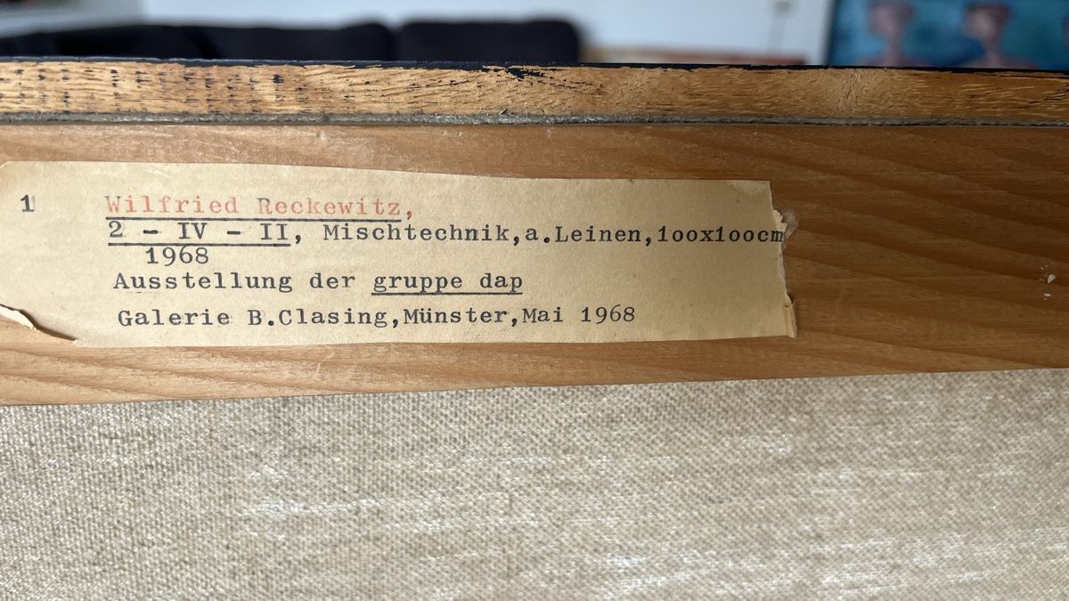 Tableaux: Ölgemälde Wilfried Reckewitz 1967 – D'occasion à Erzingen par takoma66 1