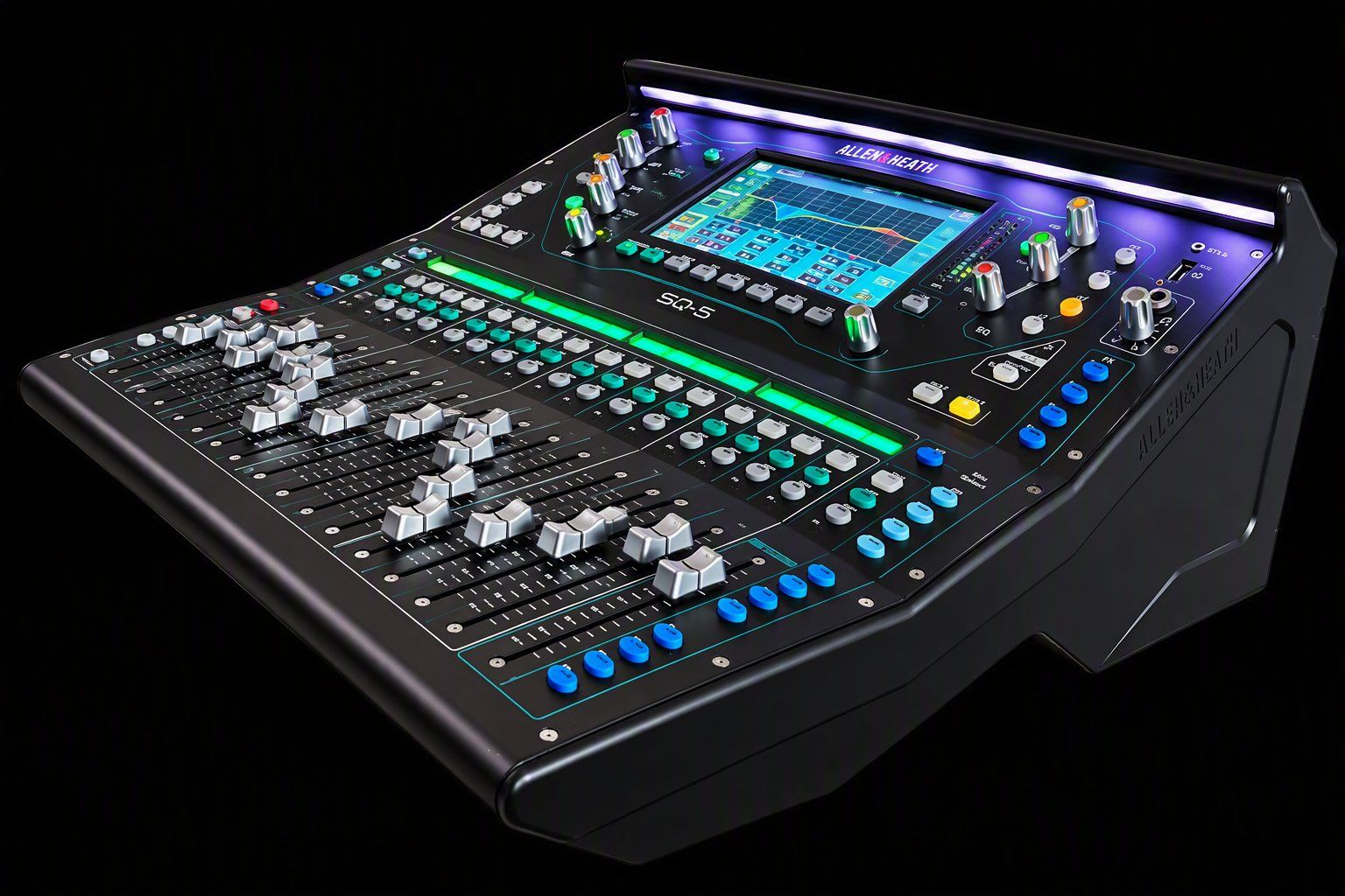 Allen & Heath Console di mixaggio: Allen & Heath SQ-5 + Pack plugins additionnels – Usato da Boudry venduto da Gibus72 1