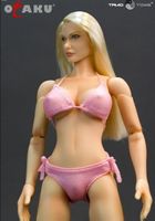 TRIAD TOYS OTAKU 1.0 SEXY 1:6 PINK BIKINI FEMALE DOLL 12"