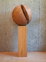 Holzkugel aus Eichenholz, Ø 40 cm