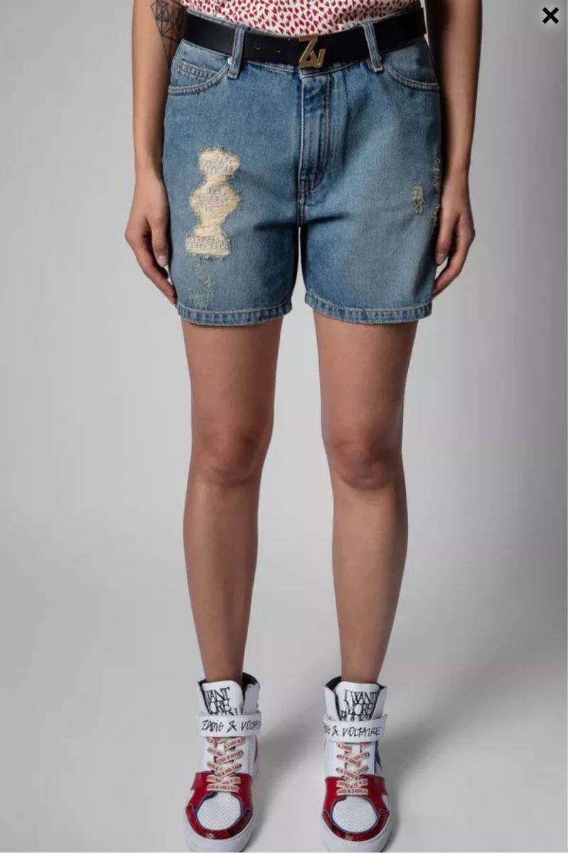 Zadig & Voltaire Jeans: Zadig&Voltaire Denim Shorts - Size 38 – Neu (gemäss Beschreibung) aus Gland von lorainna