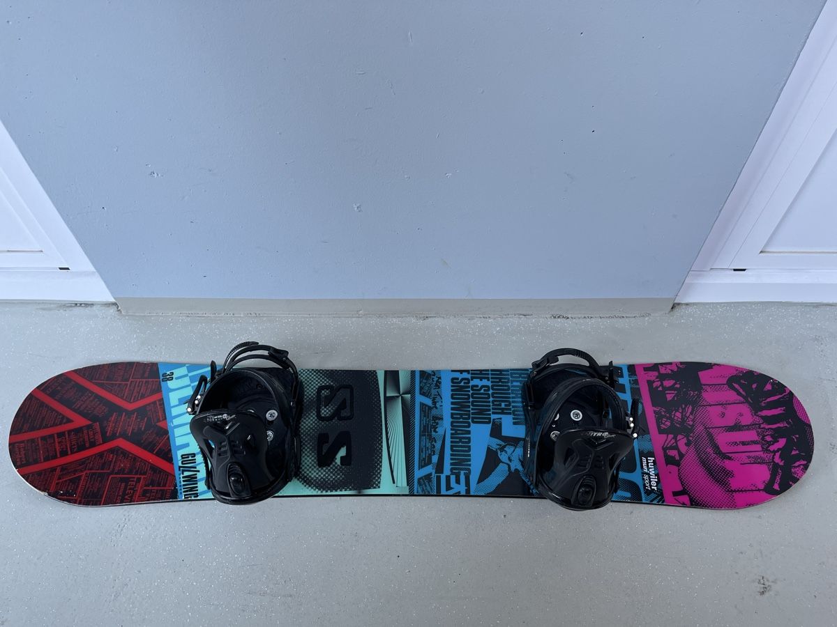 Board: Nitro Snowboard 138cm inkl. Snowboardbindung  – Usato da Horgen venduto da pupcia01 4