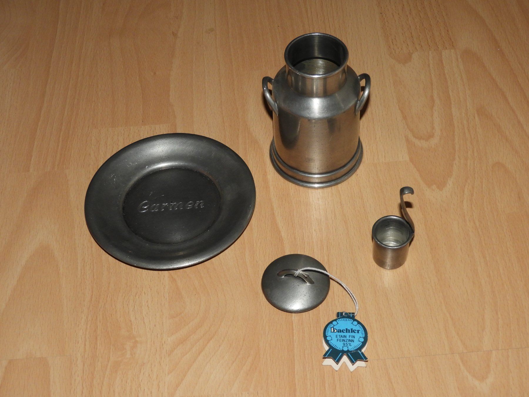 Set di piatti: Étain - service à café - boille à lait – Usato da Dombresson venduto da sev_bsb8 1