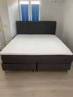 Bett Boxspring IKEA Dunvik dunkelgrau Masse 180x200cm
