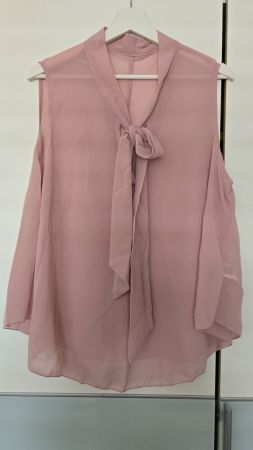 🆕 Ärmellose Schaufen-Bluse - XL - Dusty Pink