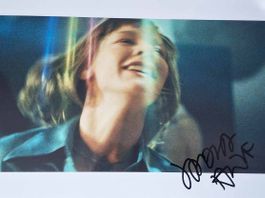Sandra Hüller - Original in person Autogramm auf Foto