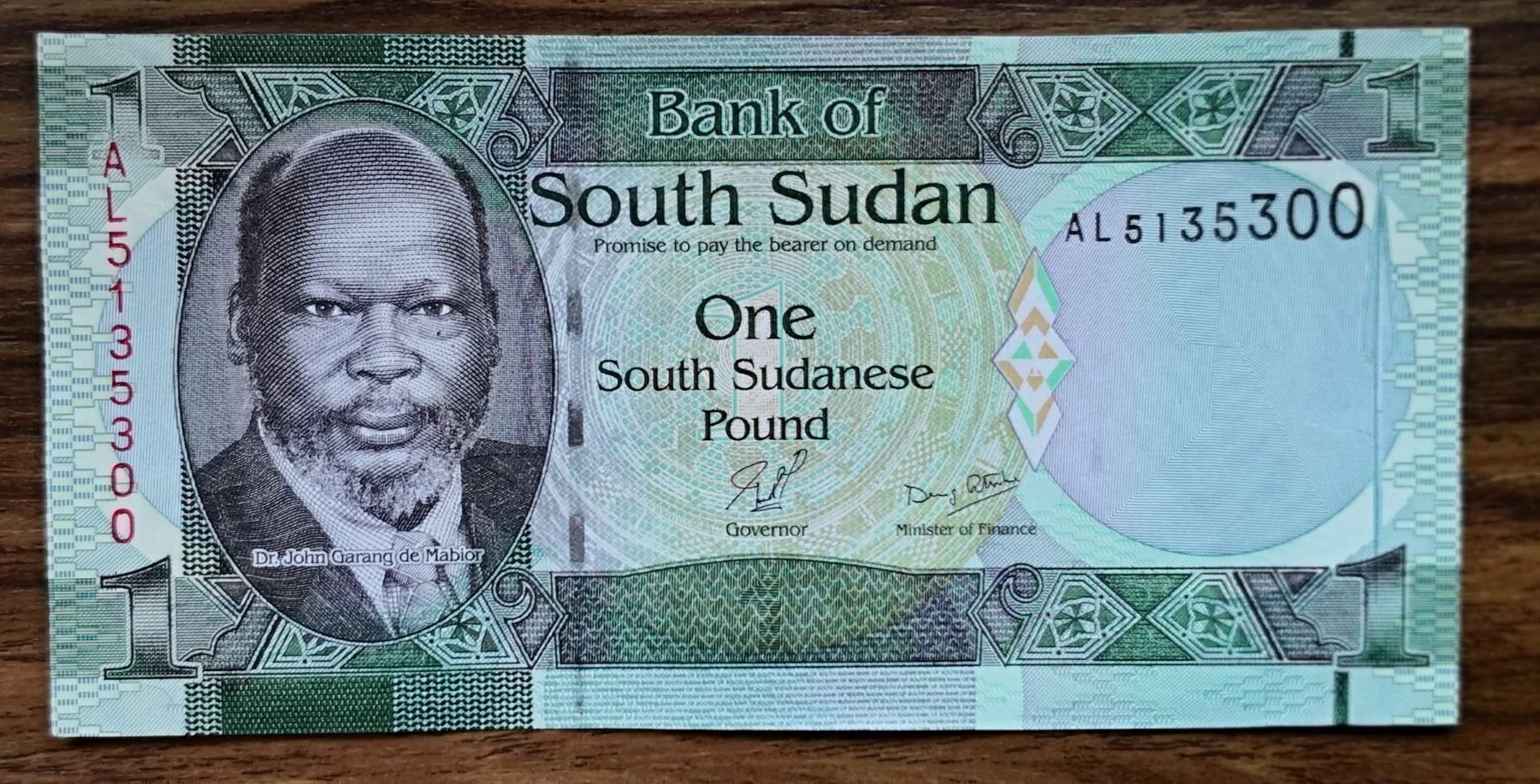 Banconote: Süd Sudan-1 Pound UNC – Nuovo (secondo la descrizione) da Hittnau venduto da stamps_and_coins